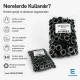 10 mm / 0.39 in Inner Diameter Black Nickel-Tone Stainless Metal Eyelet Capsule for bags, jackets, and textiles, 250 pcs/Pack