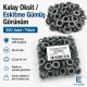 10 mm Antique Silver-Tone Stainless Metal Eyelet Capsule for Apparel and Textile Applications