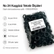 No 24 Kuşgözü Siyah Oksit Paslanmaz Çelik 10 mm İç Çap 250 Adet/Paket, çanta ve ayakkabı üretiminde güvenilir malzeme