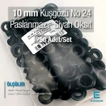 10 mm Eyelet Stainless Steel Black Oxide 25/64" (250 Pcs/Pack) ER0024PPKSO