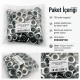 26 No Paslanmaz Kuşgözü Metal Pullu 12 mm İç Çap 100 Adet/Paket - Tekstil, çanta ve ayakkabı üretimi için ideal çözüm