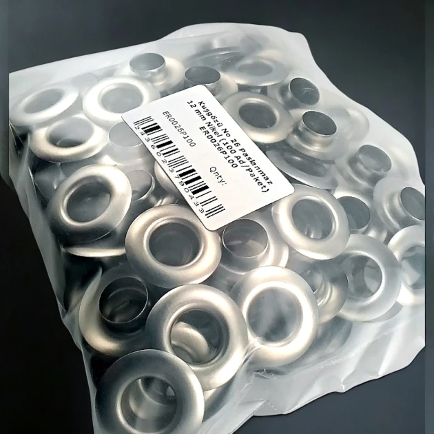 Kuşgözü No 26 Paslanmaz 12 mm (100 Ad/Paket) ER0026P100
