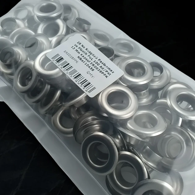 Eyelet No. 28 Stainless Steel 13 mm 100 Pieces / Pack ER0028PPK