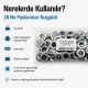 13 mm / 0.51 in Inner Diameter Stainless Metal Eyelet for Leather Goods and Banners, 100 pcs Pack