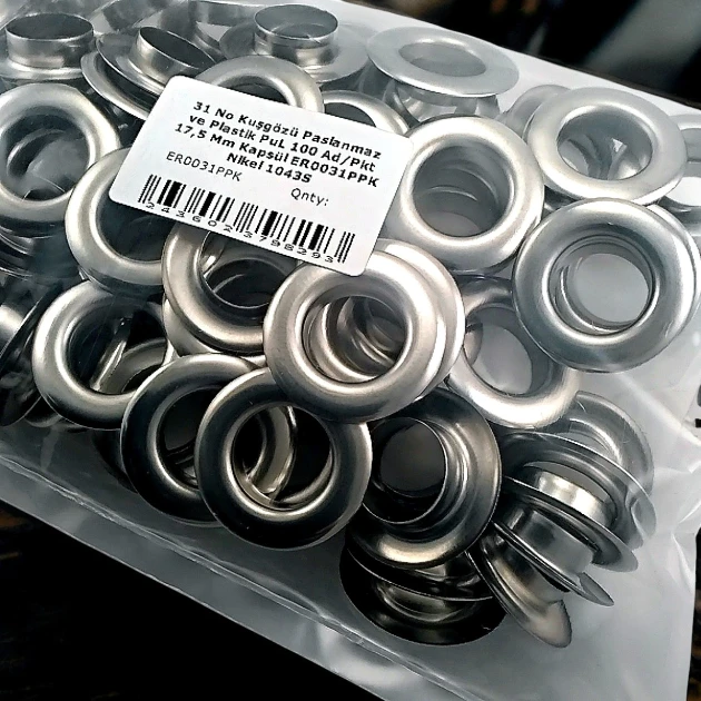 Eyelet 11/16" Stainless 17 mm 100 Ad / Pack ER0031PPK