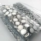 White Pearlescent Snap Fastener 10.5 mm Stainless Steel 100 Pieces/Pack ERBCLK0008BSD