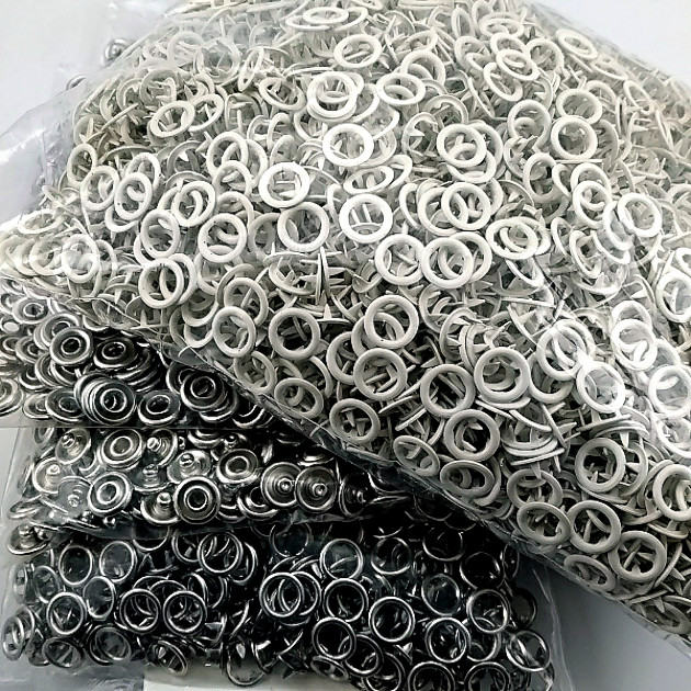 Bebe Çıt Çıtı8 mm Kemik Renk Klikıt Çıtçıt 250 Adet ERBCLK0008PKKemik