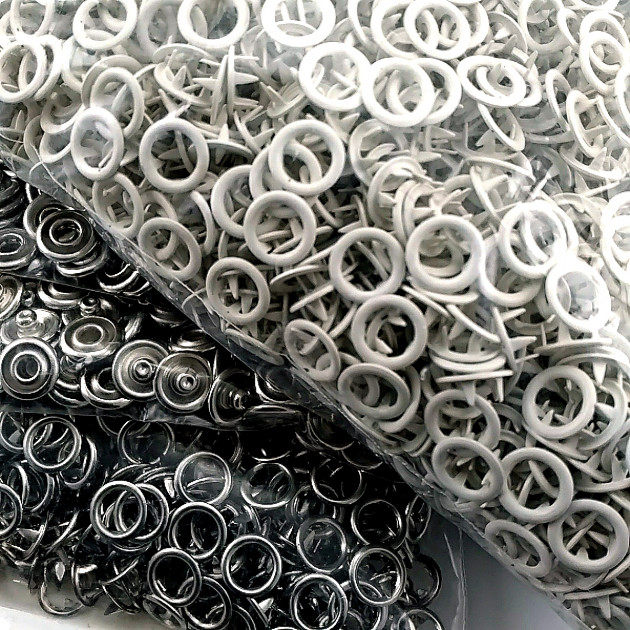 Bebe Çıt Çıtı8 mm Kemik Renk Klikıt Çıtçıt 250 Adet ERBCLK0008PKKemik