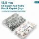 12.5 mm / 0.49 in Light Powder Pink Plastic-Capped Snap Fastener for babywear and lightweight textiles