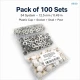 12.5 mm / 0.49 in Light Powder Pink Plastic-Capped Snap Fastener for babywear and lightweight textiles