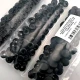Snap Fastener Set 12.5 mm- 0,49" Black Plastic Cover 100 pieces/pack ERC00125PLBlack