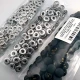 Snap Fastener Set Black Plastic Cover 12.5 mm - 0,49" Silver 3 Bottom Pieces 100 pieces/pack ERC00125PLBlackN