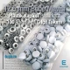 12.5 mm Snap Fastener Set, Baby Blue with Plastic Cover - Silver, 3 Bottom Pieces, 100 pieces/pack ERC00125PLMavi