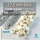 Çıtçıt Takımı Ekru 12,5 mm Plastik Kapaklı - Gümüş 3 Alt Parça 100 adet/pkt ERC00125PLEcru