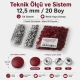 12,5 mm 54 Sistem Koyu Kırmızı Plastik Kapaklı Çıtçıt, hafif ve orta kalınlıktaki tekstil ürünleri için pratik kapama çözümü