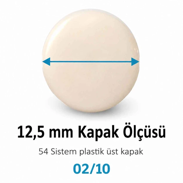 12,5 mm Kemik Plastik Kapaklı Çıtçıt Seti, Bebek Giyim ve Butik Koleksiyonlar için Uygun