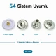 12.5 mm / 0.49 in Lilac Plastic Capped Snap Fastener for Babywear and Children's Apparel