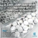 Plastik Kapaklı 12,5 mm Çıtçıt Takımı Optik Beyaz - Gümüş 3 Alt Parça 100 adet/pkt ERC00125PLOBeyaz
