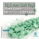 12,5 mm Çıtçıt Takımı Soft Yeşil - Pastel Yeşil Plastik Kapaklı - Gümüş 3 Alt Parça 100 adet/pkt ERC00125PLSYesil