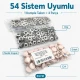 12.5 mm / 0.49 in 54 System Light Salmon Plastic Capped Snap Fastener for babywear and children's apparel