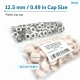12.5 mm / 0.49 in 54 System Light Salmon Plastic Capped Snap Fastener for babywear and children's apparel