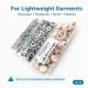 12.5 mm / 0.49 in 54 System Light Salmon Plastic Capped Snap Fastener for babywear and children's apparel