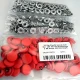 Snap Fastener Set 15 mm - 0,59" Plastic Cover Light Pomegranate 100 pcs/pack ERC0015PLANar