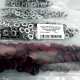 Snap Fastener Set 15 mm - 0,59" Plastic Cover Burgundy 100 pcs/pack ERC0015PLBrd