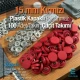 Çıtçıt Takımı 15 mm Plastik Kapaklı Kırmızı 100 adet/pkt ERC0015PLDRed