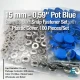 Pot Blue Snap Fastener 15 mm - 0,59" Set with Plastic Cap 100 pieces/pack ERC0015PLSMavi
