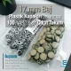 Çıtçıt Takımı 17 mm Plastik Bej Kapaklı 100 adet/pkt ERC0017PLBej