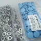 17 mm Snap Fastener Set with Cap Plastic 0,67" Baby Blue 100 pieces/pack ERC0017PLBmavi