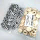 0,67" Snap Fastener Set with Cap Plastic 17 mm  Ecru 100 pieces/pack ERC0017PLEcru