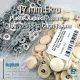 0,67" Snap Fastener Set with Cap Plastic 17 mm  Ecru 100 pieces/pack ERC0017PLEcru