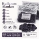 17 mm Aubergine Purple Plastic-Capped Snap Fastener Set for Apparel and Accessories