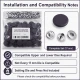 17 mm Aubergine Purple Plastic-Capped Snap Fastener Set for Apparel and Accessories