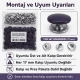 17 mm Aubergine Purple Plastic-Capped Snap Fastener Set for Apparel and Accessories