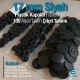 17 mm - 0,67" Black Plastic Cap Snap Fastener Set with 100 pieces/pack ERC0017PLSiyah