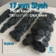 17 mm - 0,67" Black Plastic Cap Snap Fastener Set with 100 pieces/pack ERC0017PLSiyah