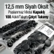 12,5 mm Hafif Bombeli Paslanmaz 54 Sistem Çıtçıt Siyah Oksit Çıtçıt Düğme 100 Ad / Paket ERCA00125PSO