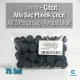 Alfa Çıtçıt Düğme 15 mm Plastik Kapak Saç 3 Alt Parça 75 Adet/Paket ERCA0015SAC