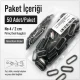 No 4 / 2 cm Pirinç Oval Kuşgözü Füme Black Nickel - 50 Adet, çanta, ayakkabı ve dekoratif tekstil uygulamaları için ideal