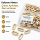 Oval Kuşgözü 2 cm Gold 50 Adet/Paket Pirinç - Modern ve estetik görünüm sunan dayanıklı aksesuar