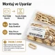 Oval Kuşgözü 2 cm Gold 50 Adet/Paket Pirinç - Modern ve estetik görünüm sunan dayanıklı aksesuar