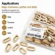 Oval Kuşgözü 2 cm Gold 50 Adet/Paket Pirinç - Modern ve estetik görünüm sunan dayanıklı aksesuar