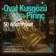 2,5 cm Gold Pirinç Oval Kuşgözü 50 Adet – EROV0025PRPKGLD