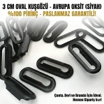 Oval Kuşgözü 2,5 cm Avrupa Siayh Mat Pirinç 50 Adet/Paket EROV0025PRPromo1