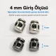 Double-Hole Mine-Style Plastic Cord Lock 4 mm / 0.16 in for sportswear and bags