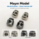 Double-Hole Mine-Style Plastic Cord Lock 4 mm / 0.16 in for sportswear and bags