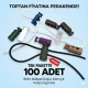 Plastik Stoper İki Delikli 4 mm Delik Çaplı 100 Adet/Paket Sade Model H004416Promo